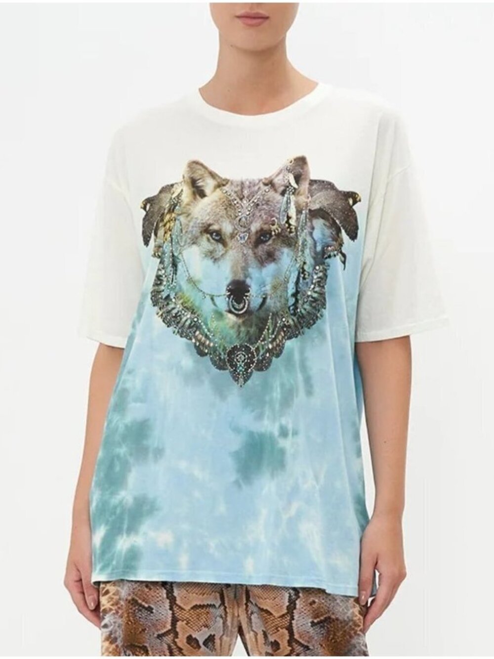 Camilla Call Of The Falcon Oversized Band Tee XS